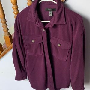 Forever 21 purple jacket